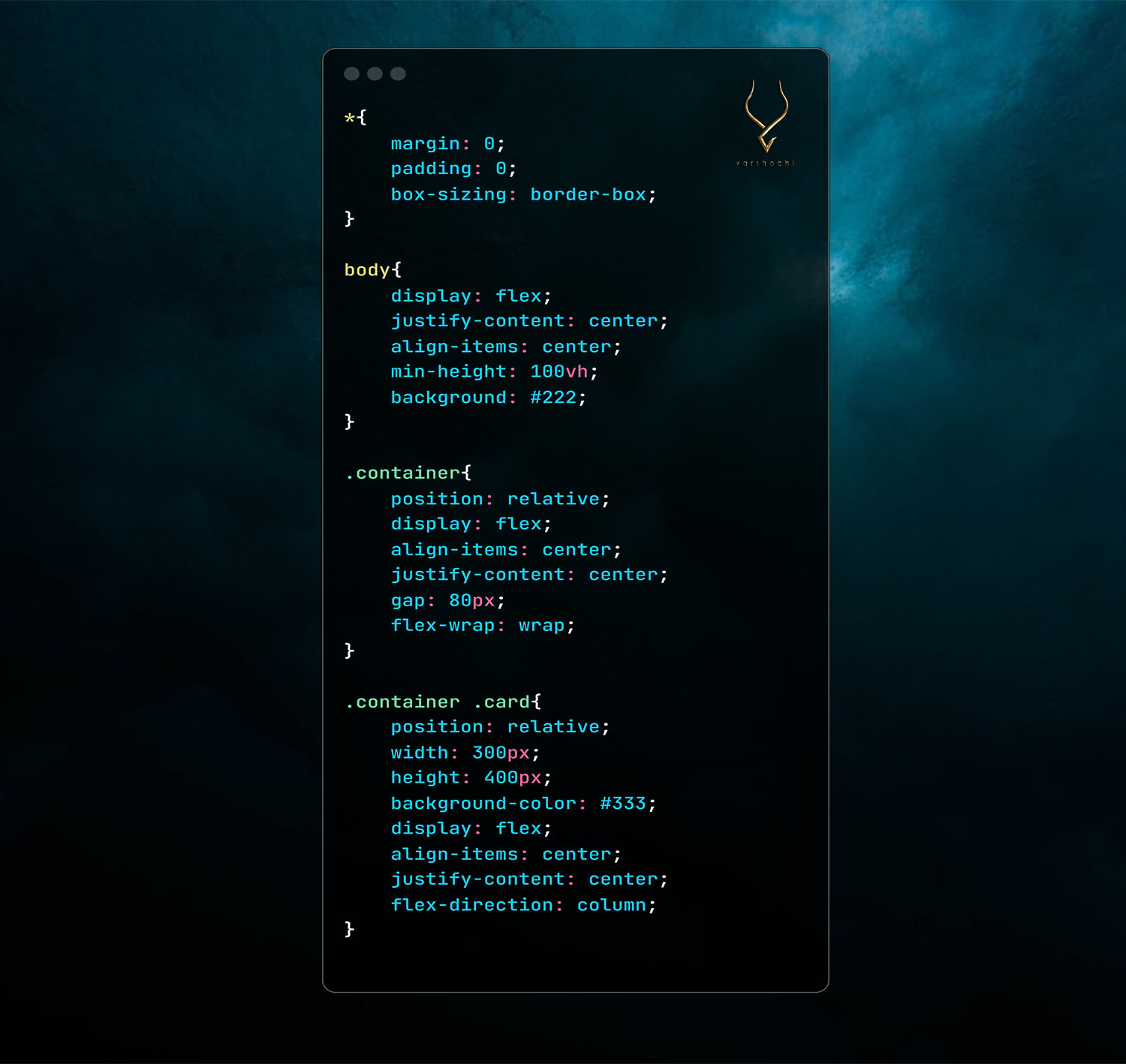 Stunning Card Effect
