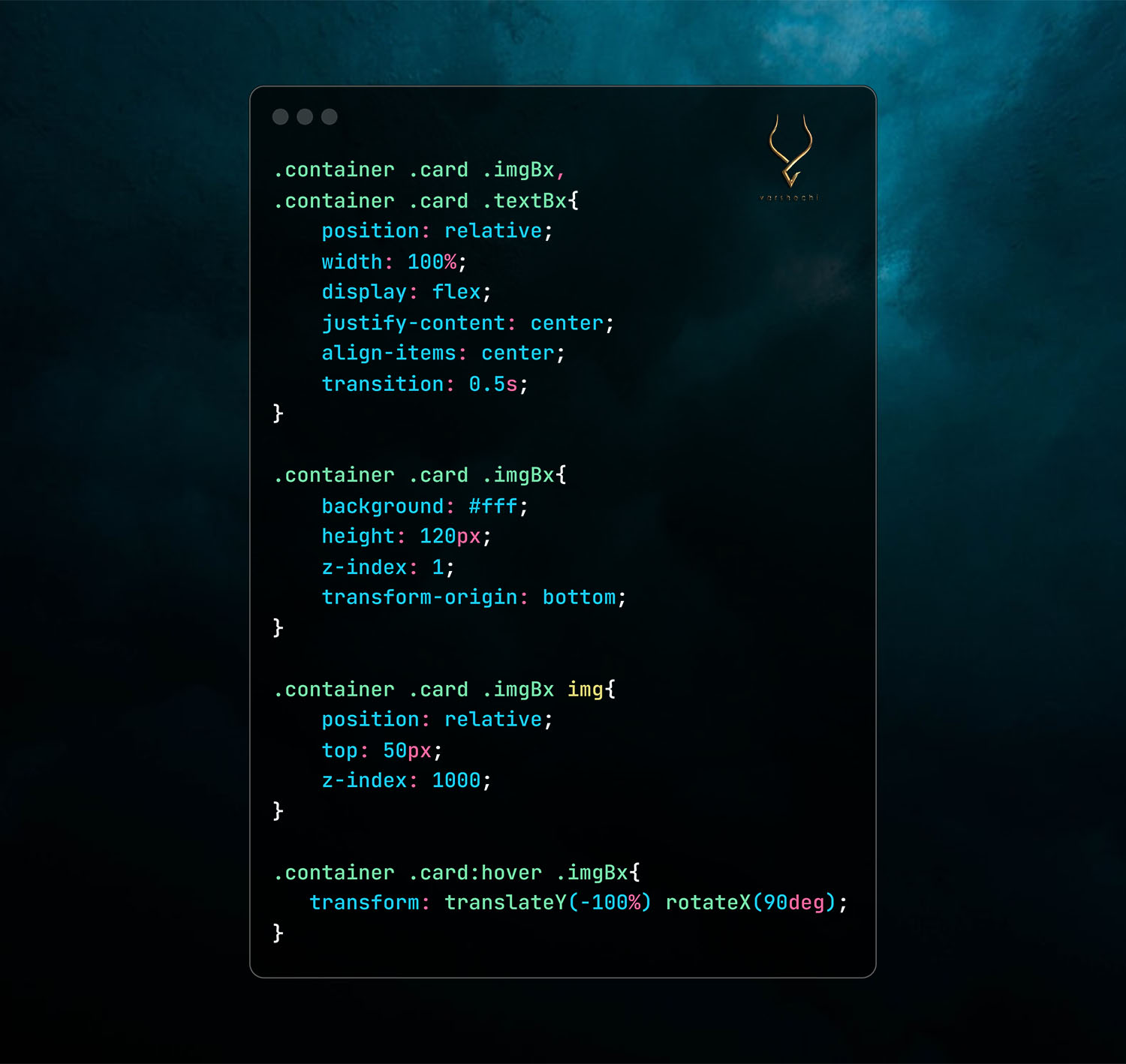 Stunning Card Effect