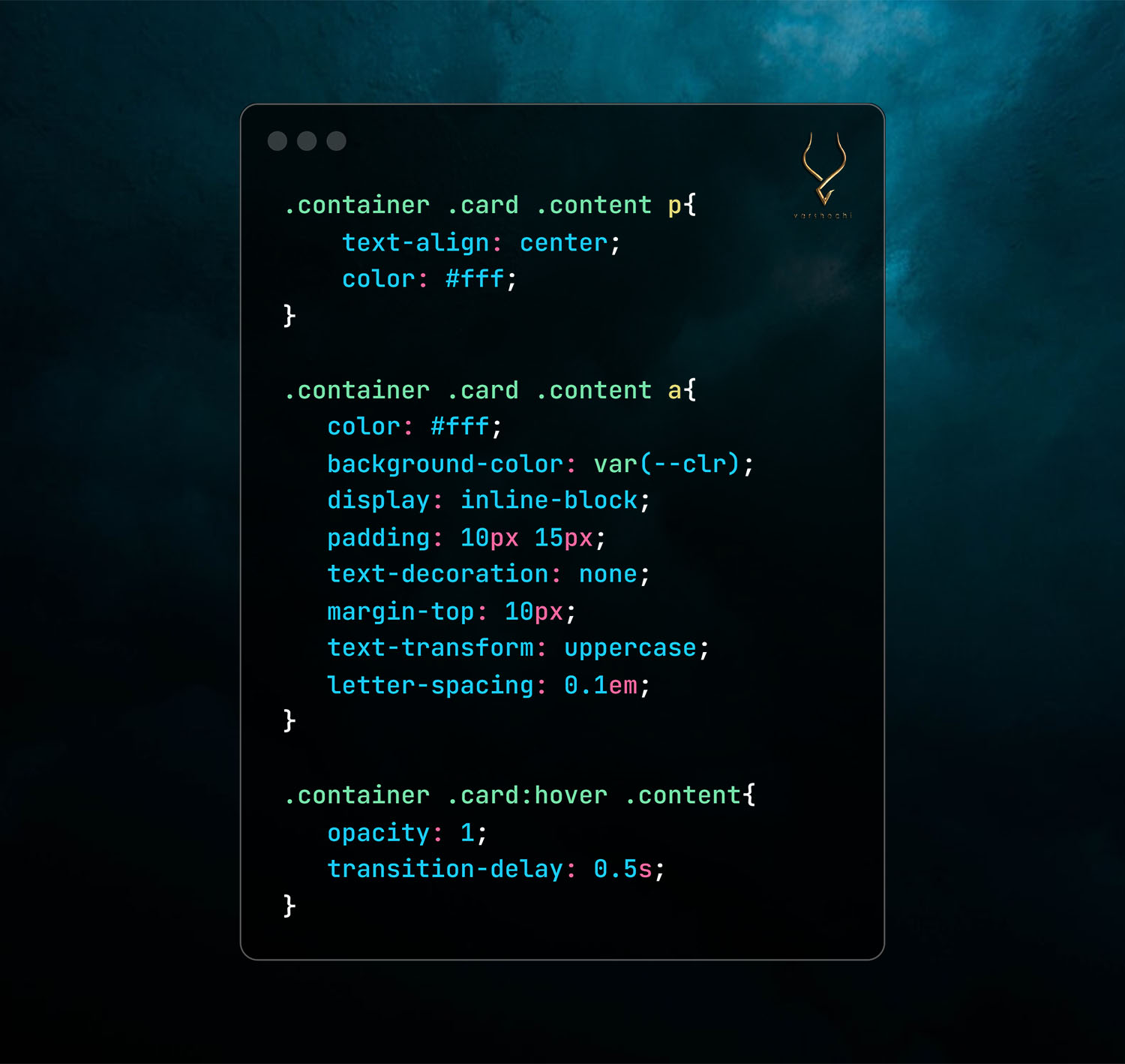 Stunning Card Effect