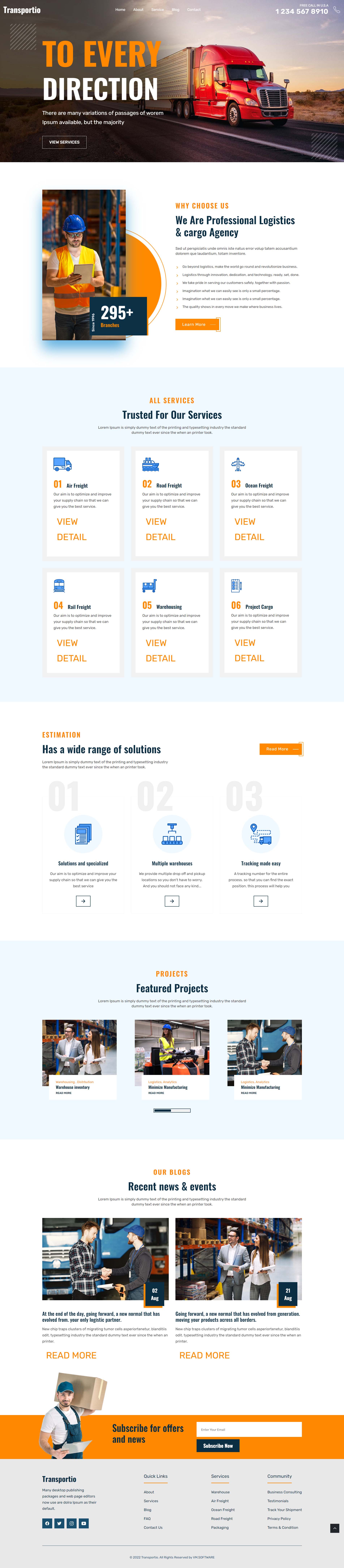 Transportio Template